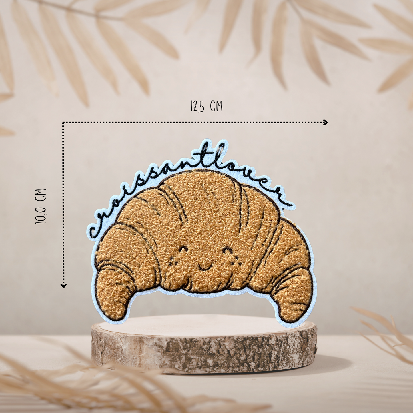 Chenille Patch Croissantlover