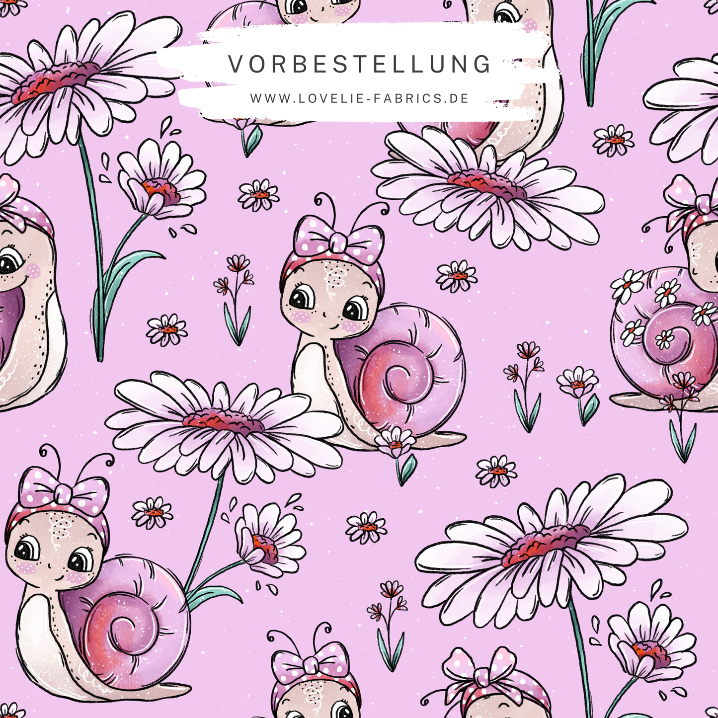 Vorbestellung: Schnegge Flieder Pink