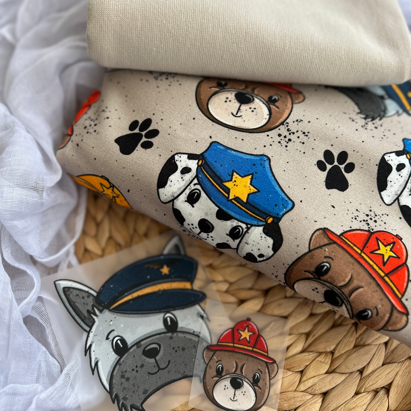 Bügelbild Hundehelden Sheriff