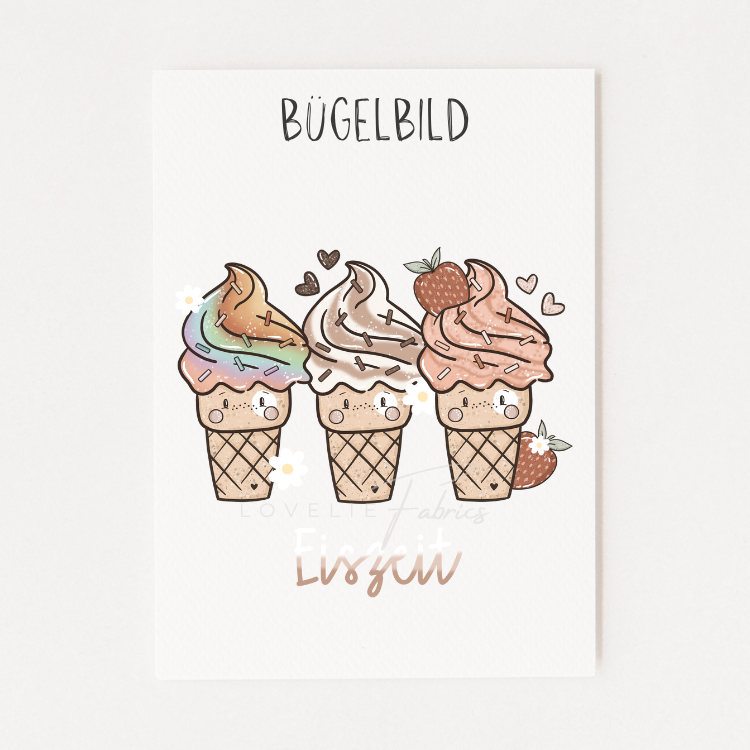 Bügelbild Eiszeit