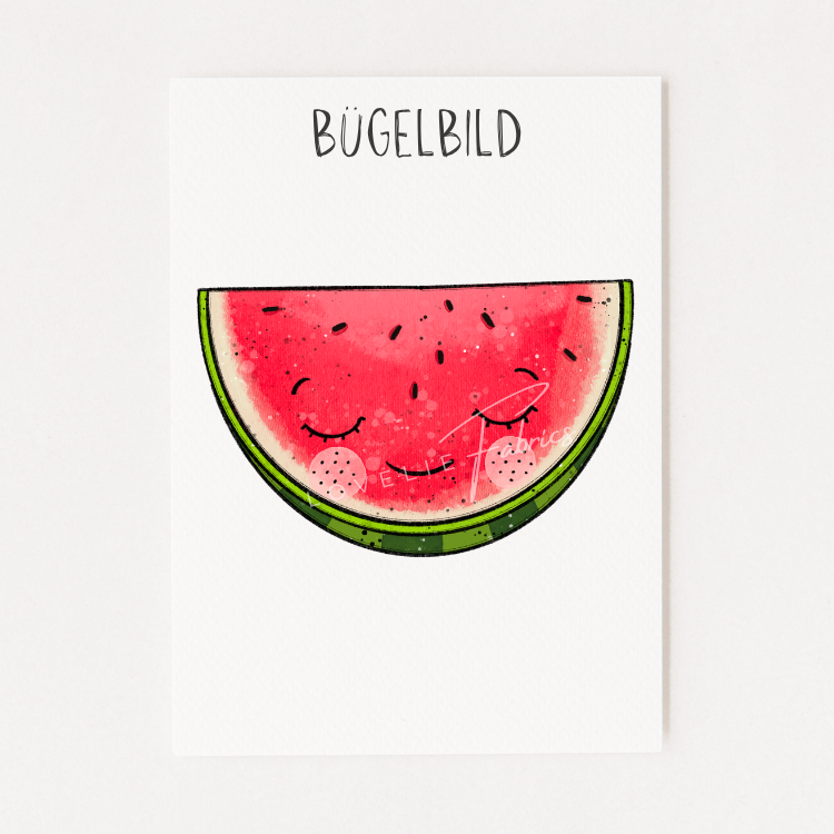 Bügelbild Melönchen