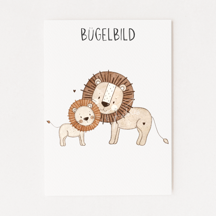Bügelbild Lions