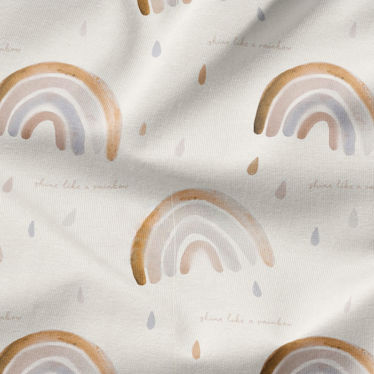 French Terry Shine like a Rainbow