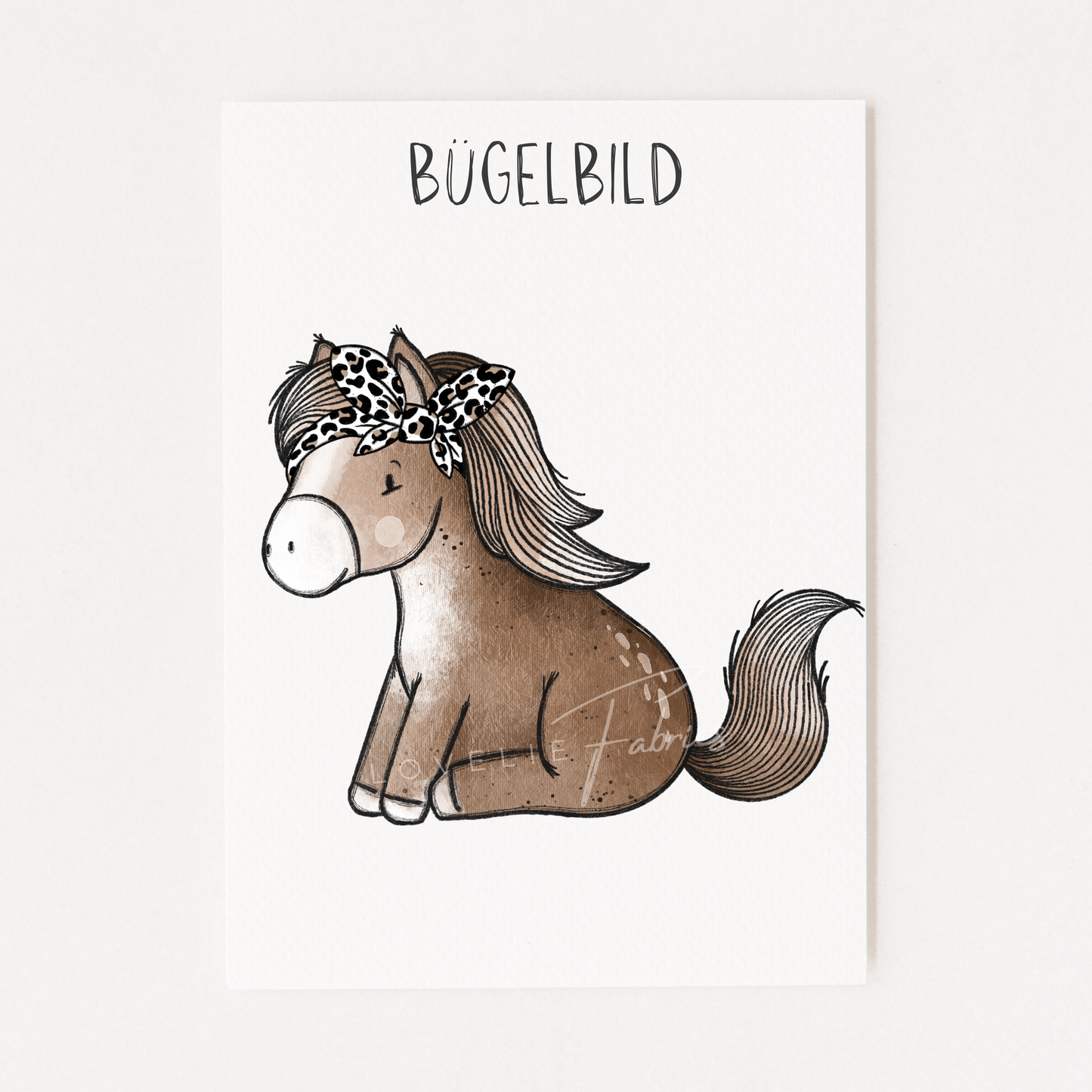 Bügelbild Pia Pony