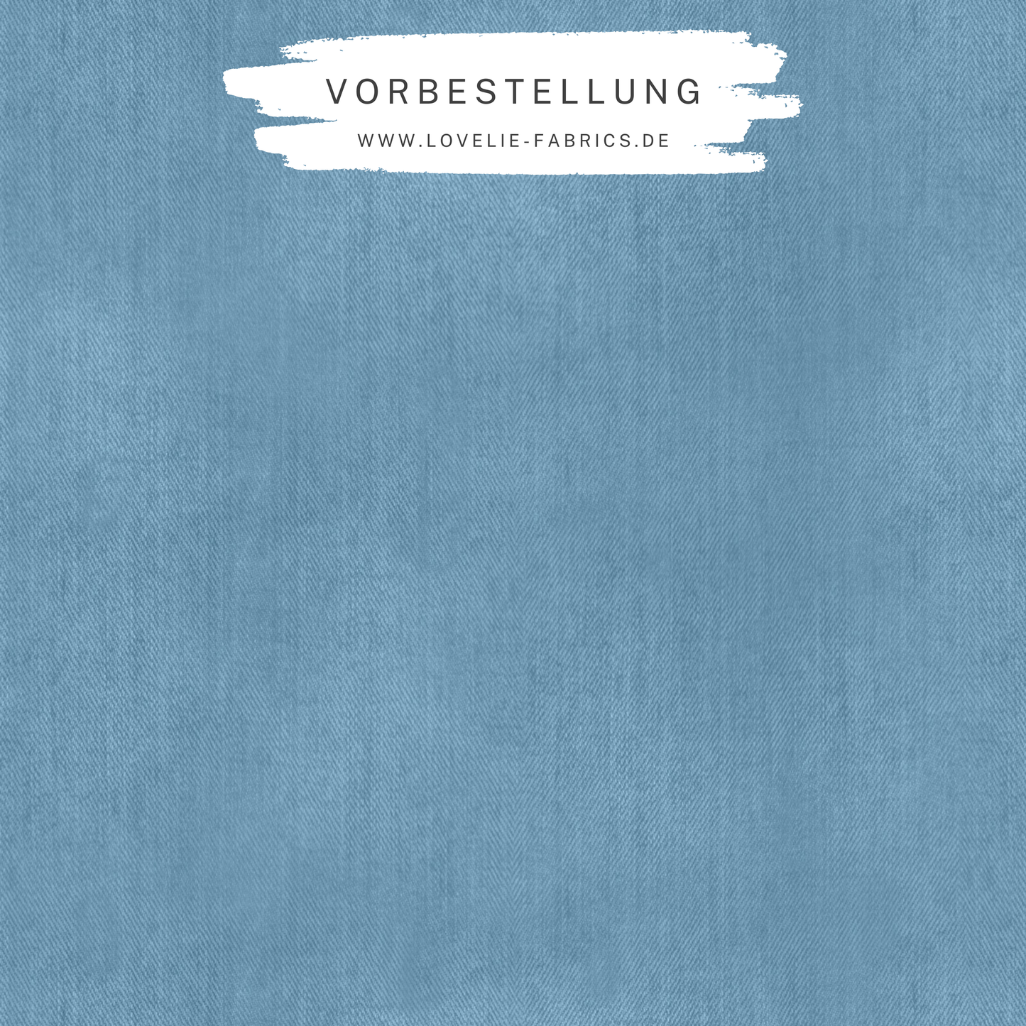 Vorbestellung: Bio French Terry Denim Hellblau