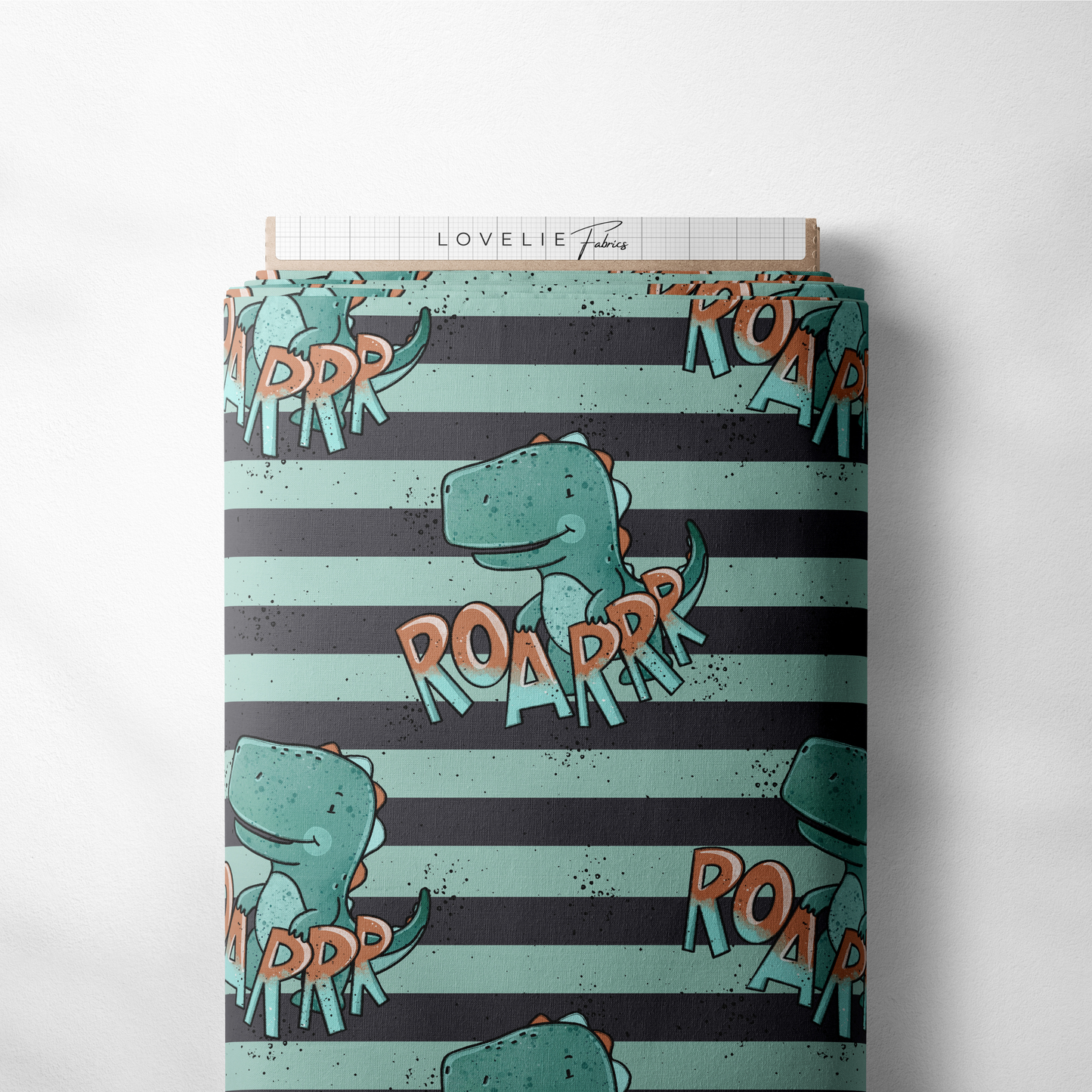 French Terry Dino Cool Stripes