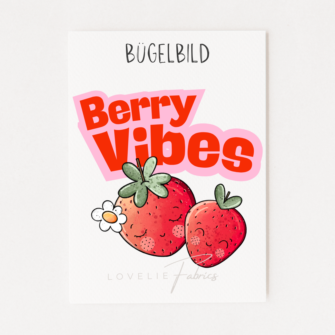 Bügelbild Berry Vibes