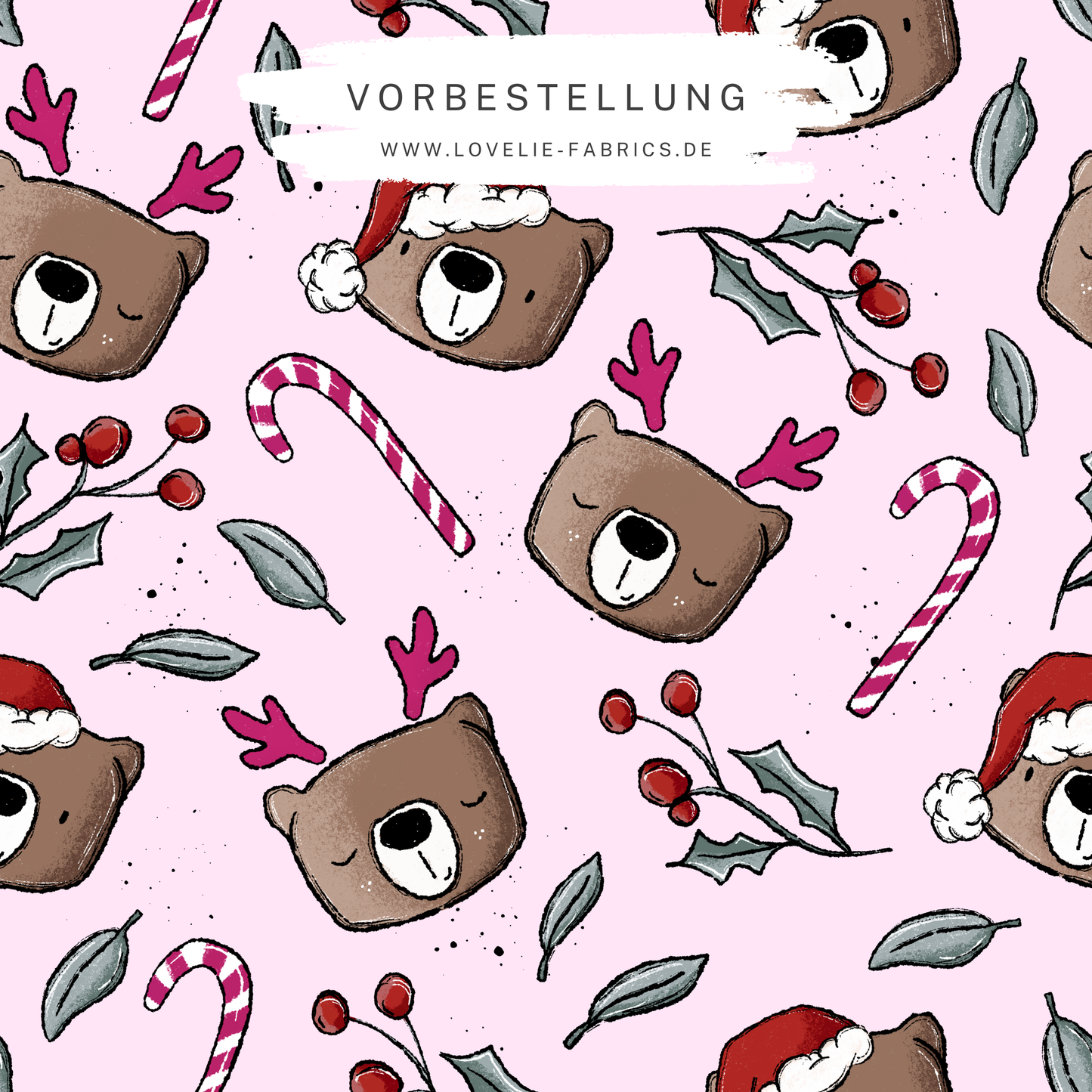 Vorbestellung: Bear Xmas Pink