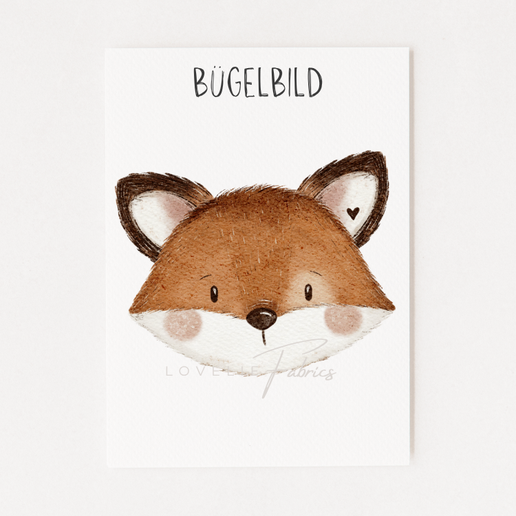 Bügelbild Fuchs