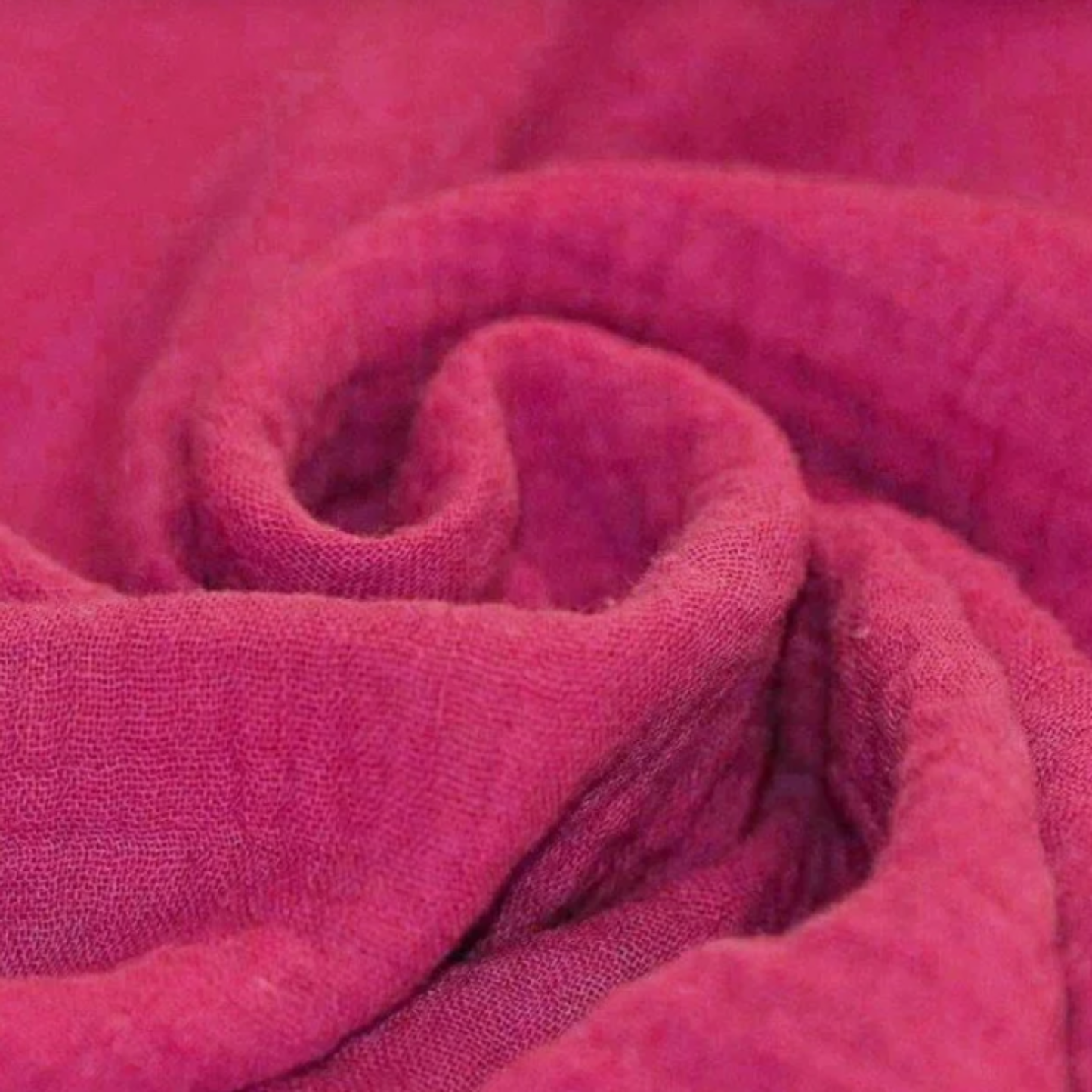 Baumwoll Musselin Fuchsia