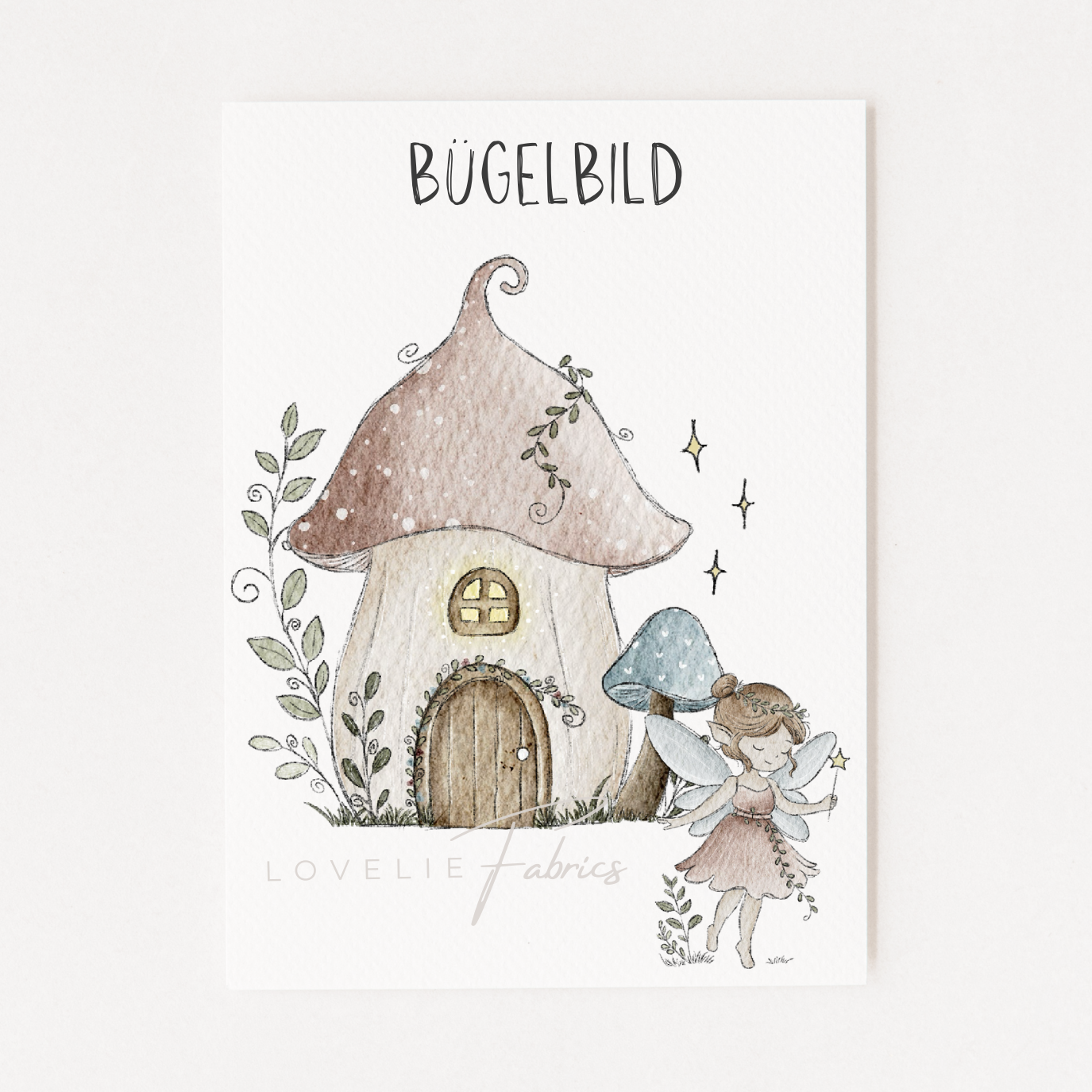 Bügelbild Feenwald