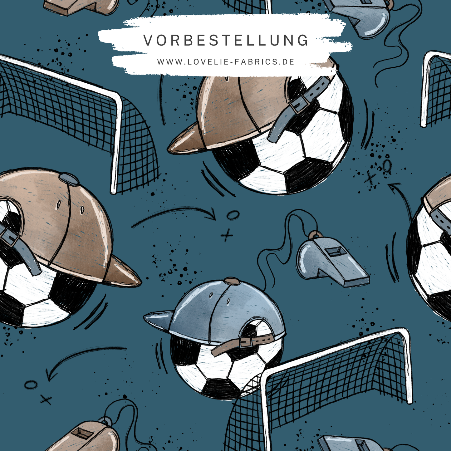 Vorbestellung: Fußball Scratch Blue