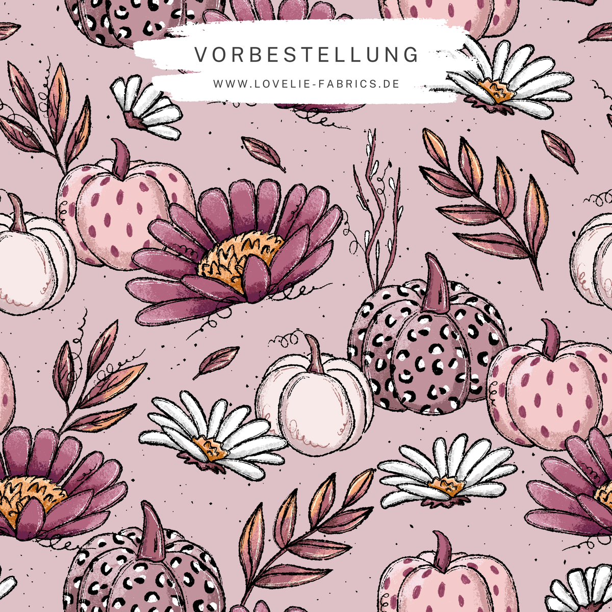 Vorbestellung: Kürbis Wiese Rose