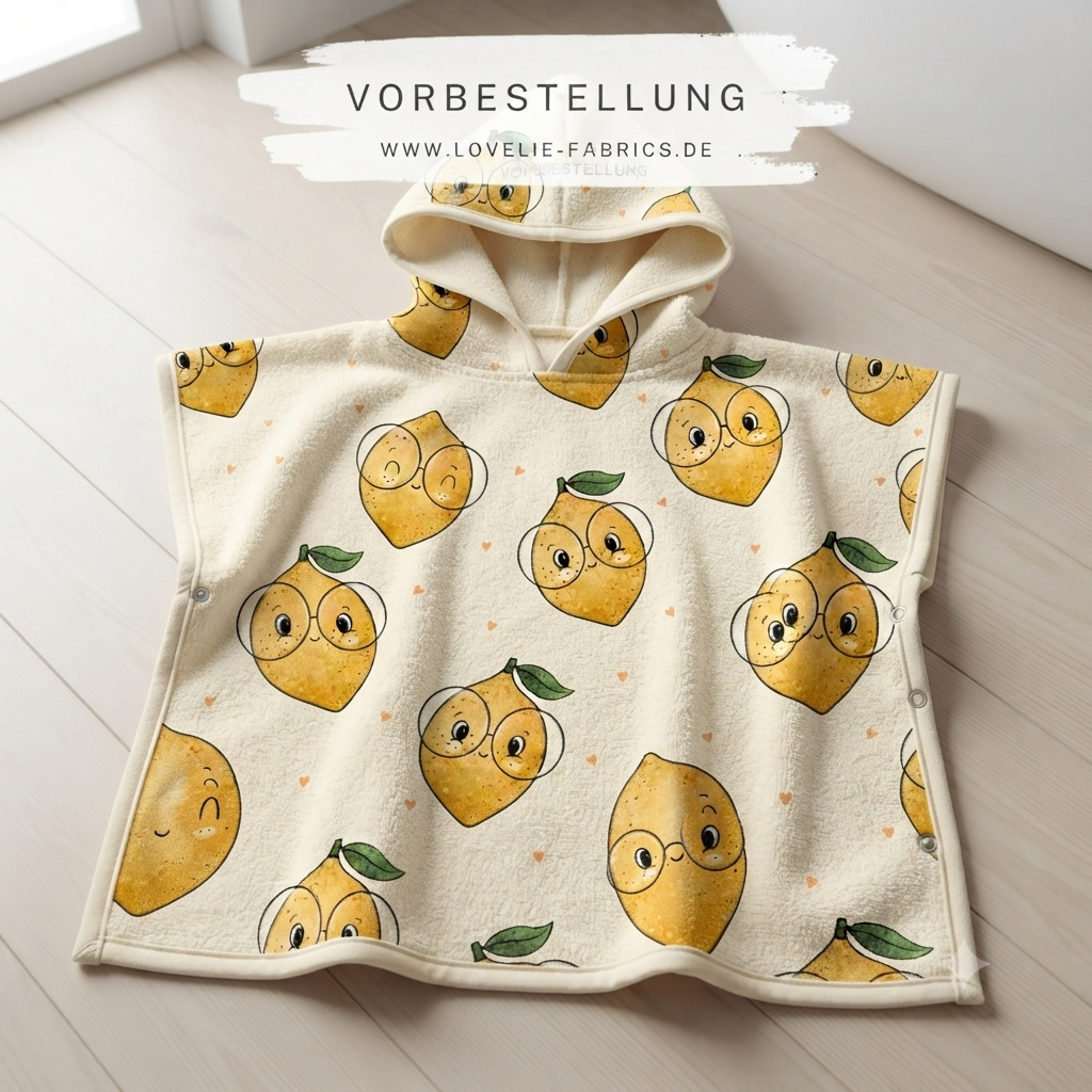 Vorbestellung: Strech-Frottee Zitrönchen