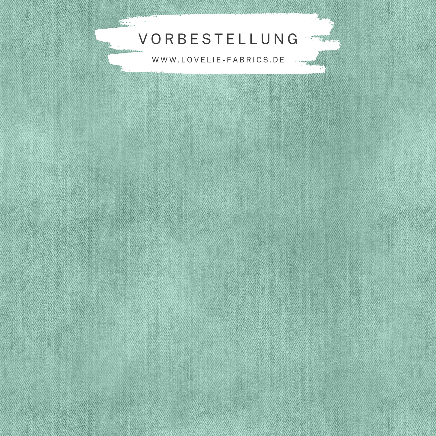 Vorbestellung: Bio French Terry Denim Mint