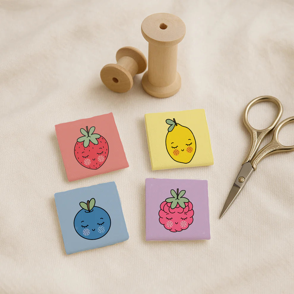 Weblabel Set Obstliebe | 4 Stück