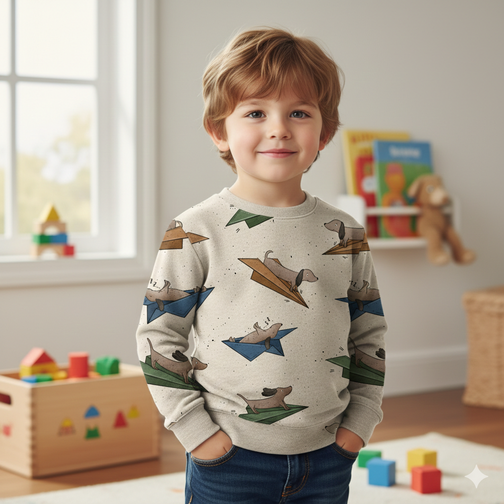 Ribjersey Dackel Fliegt