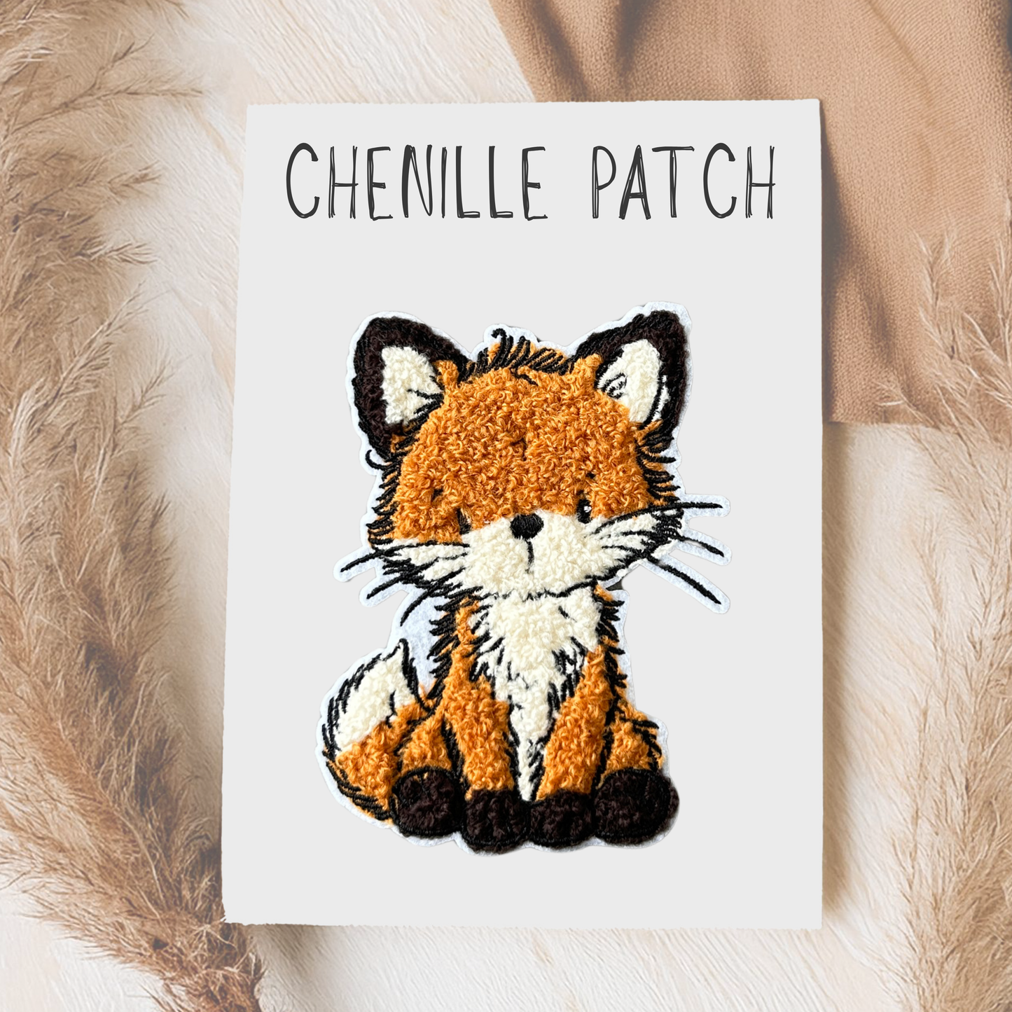 Chenille Patch Fuchsi