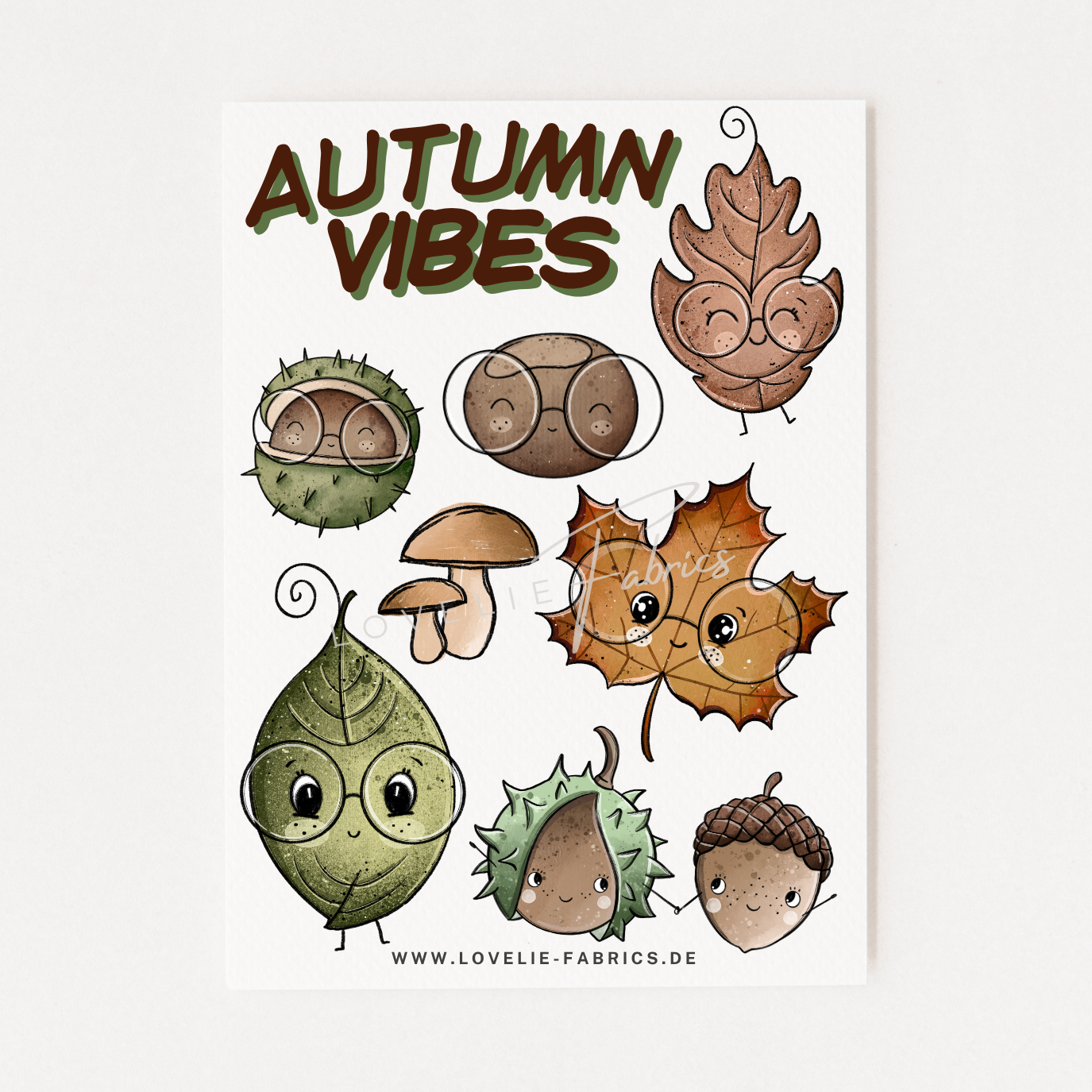 Bügelbildbogen Autumn Vibes