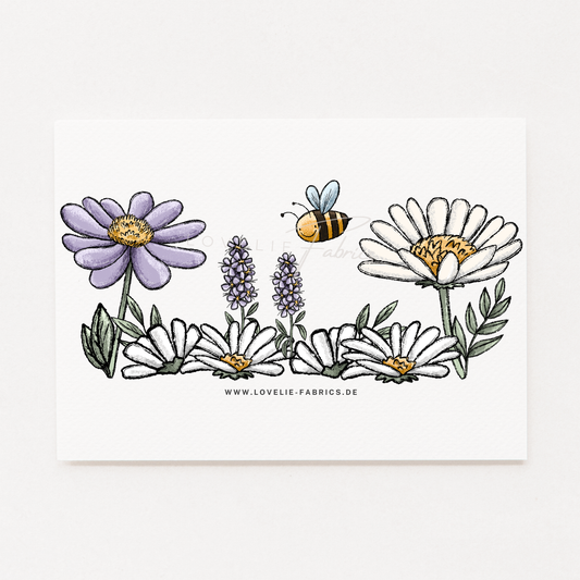 Bügelbildbogen Wiese