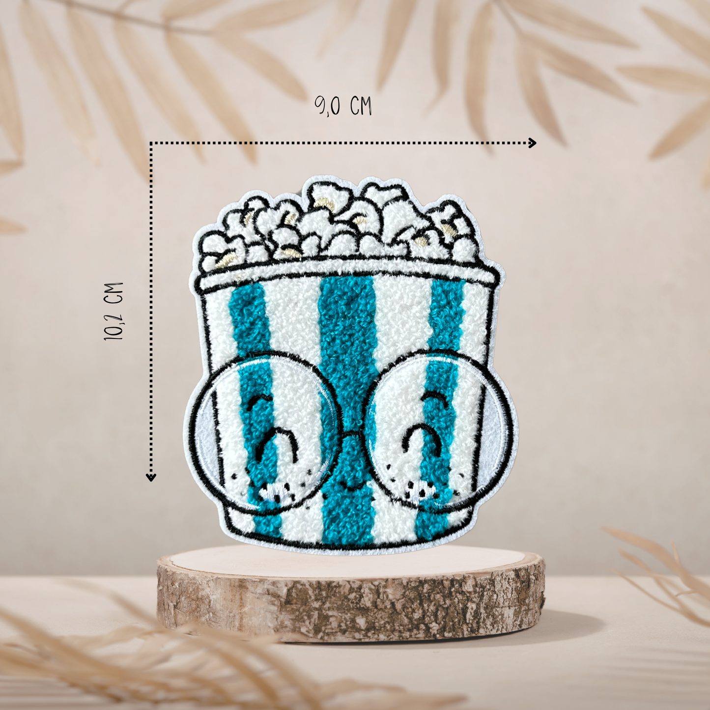 Chenille Patch Popcorn Box