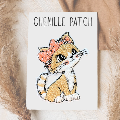 Chenille Patch Kitty