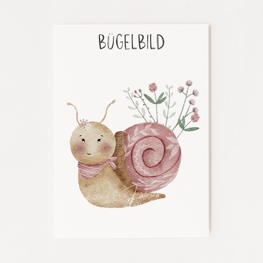 Bügelbild Schneckie
