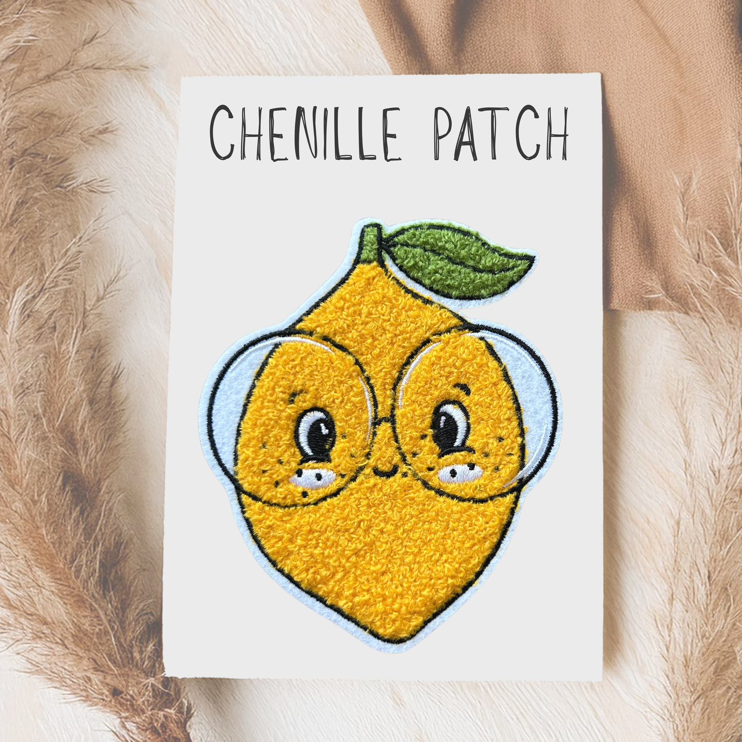 Chenille Patch Zitrönchen