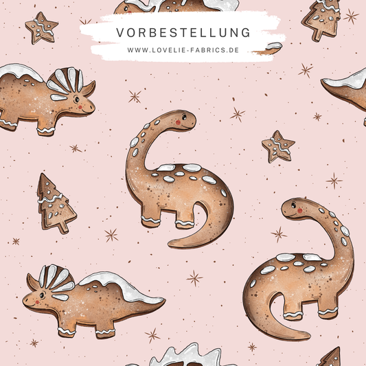 Vorbestellung: Dino Kekse Rosa