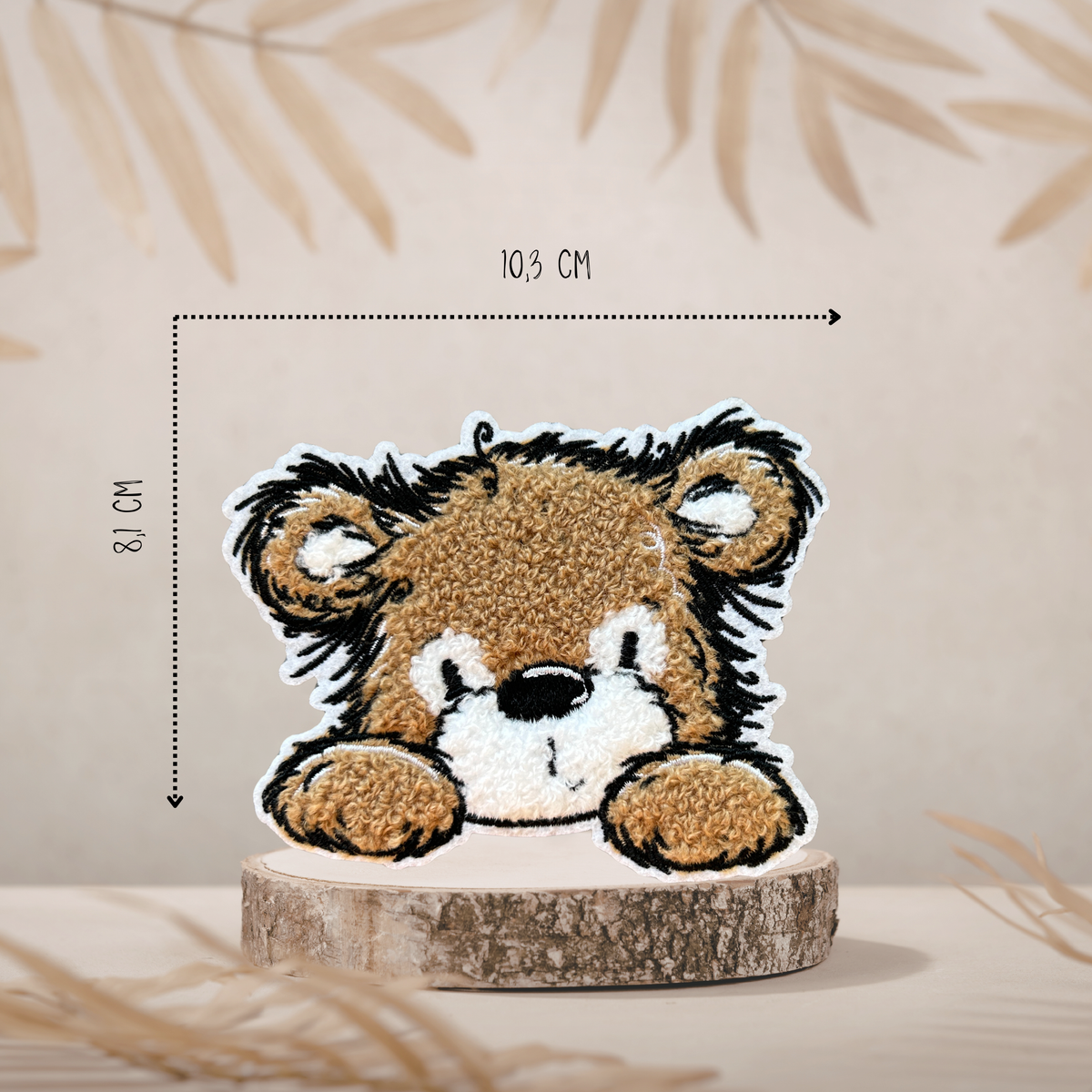 Chenille Patch Wut Bär
