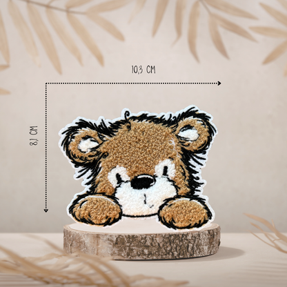 Chenille Patch Wut Bär