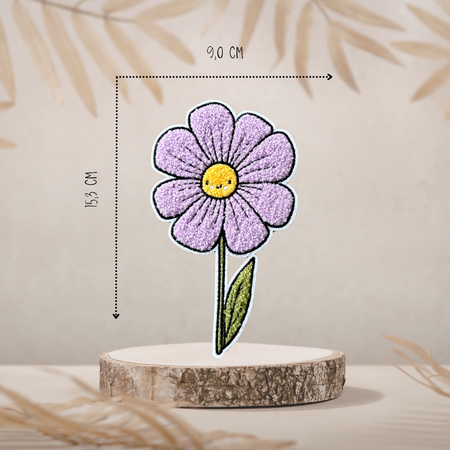 Chenille Patch Blumenliebe