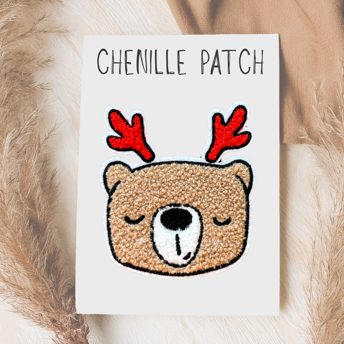 Chenille Patch Xmas Bärchen