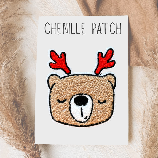 Chenille Patch Xmas Bärchen