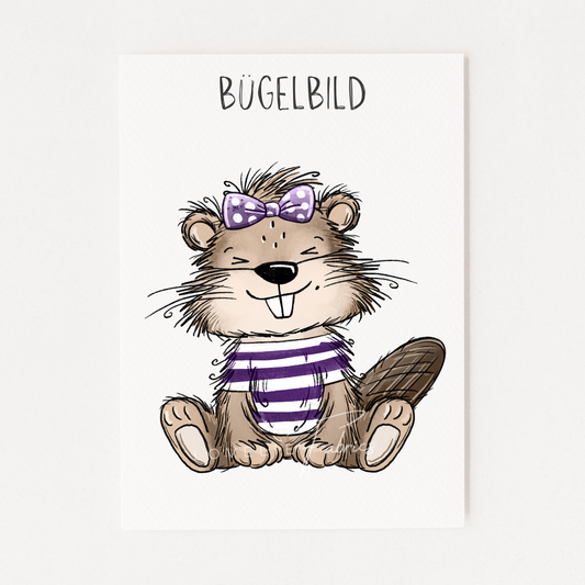 Bügelbild Biberlienchen