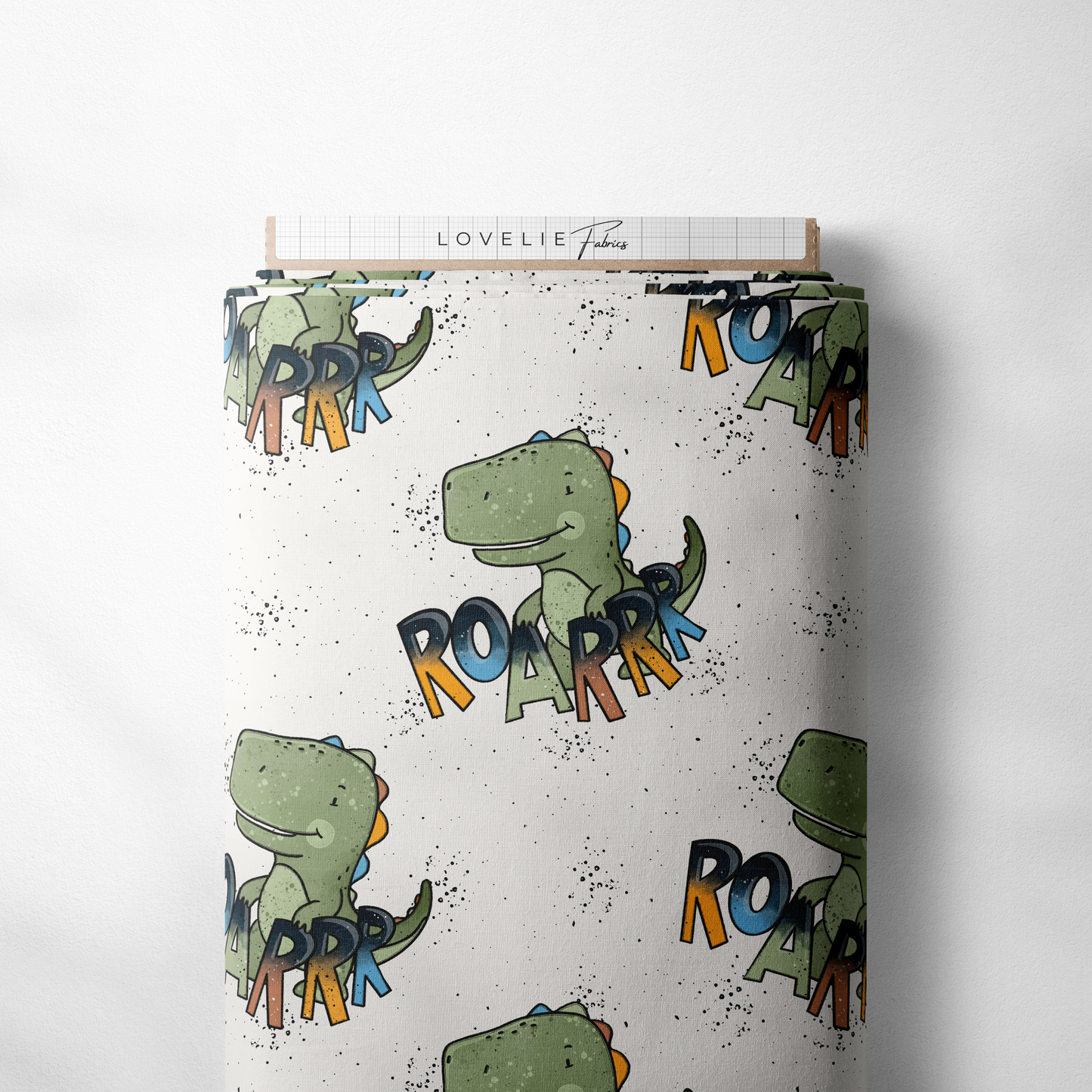 French Terry Dino Cool White