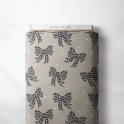 Jersey Leo Schleife Taupe