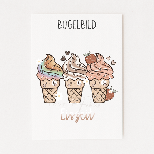 Bügelbild Eiszeit