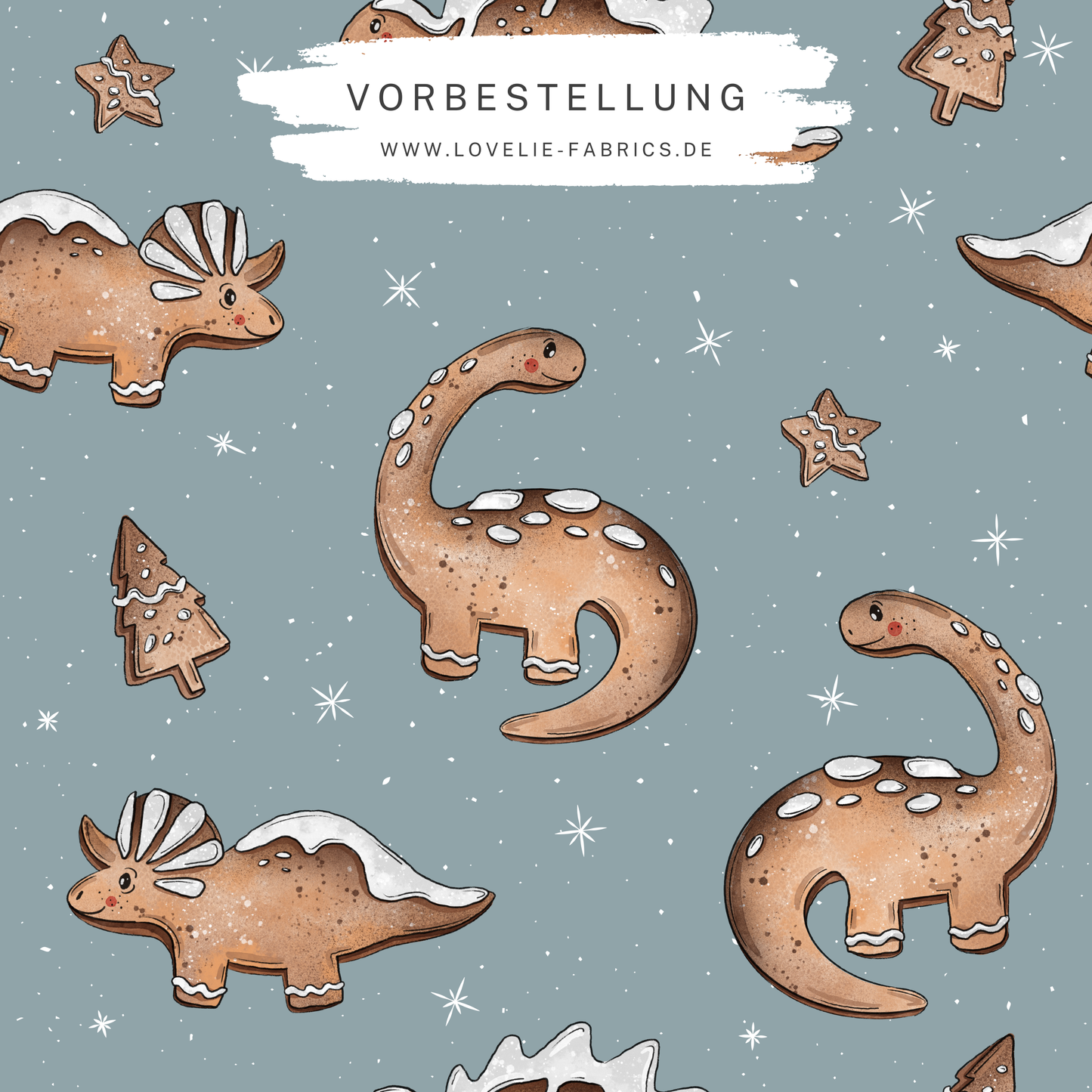 Vorbestellung: Dino Kekse Blue