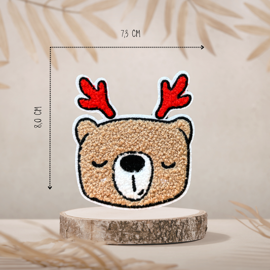 Chenille Patch Xmas Bärchen