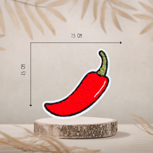 Chenille Patch Hot Chili