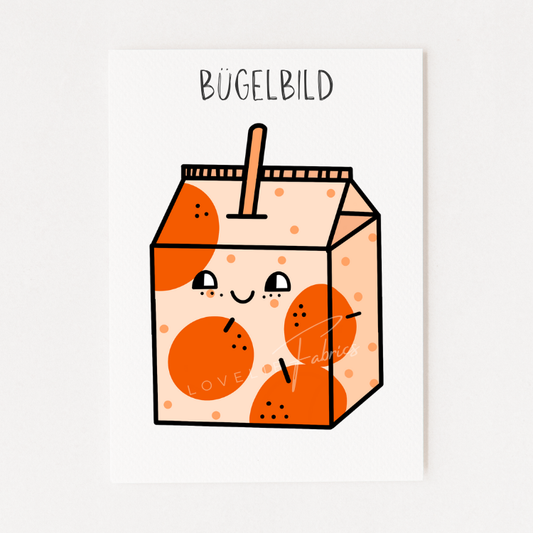 Bügelbild Drink Pack