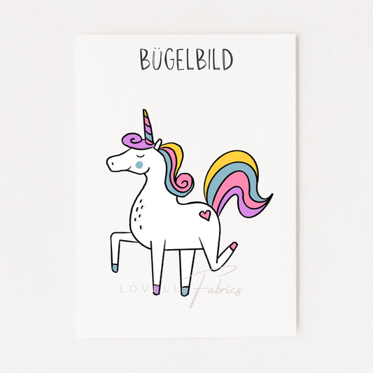 Bügelbild Einhornwelt