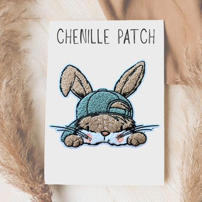 Chenille Patch Hase Cool
