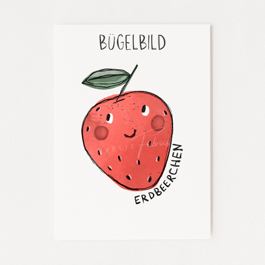 Bügelbild ErdbeerYummy