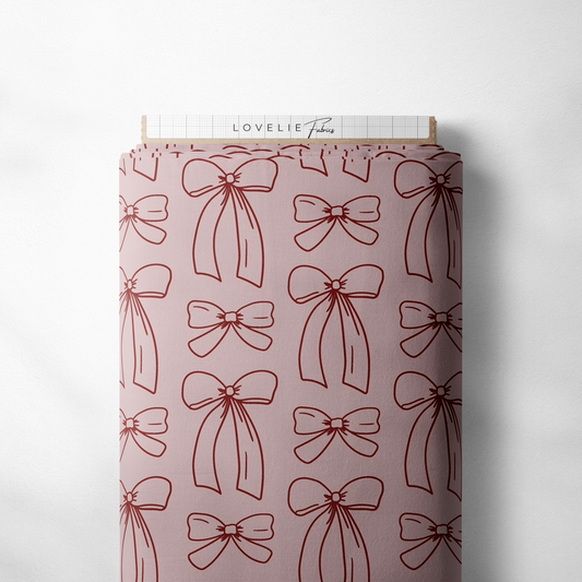 French Terry Schleifen Altrosa