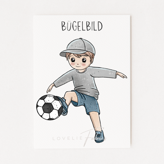 XL Bügelbild Street Ball