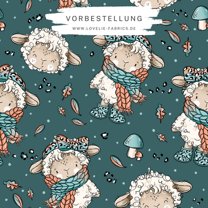 Vorbestellung Softshell: Schafskälte Petrol