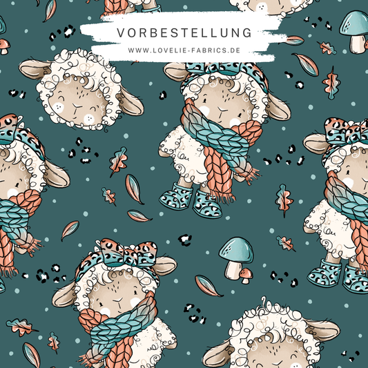 Vorbestellung Softshell: Schafskälte Petrol