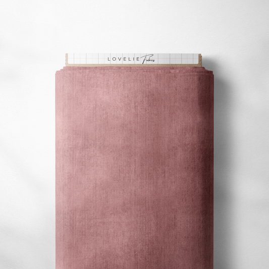 French Terry Kombi Denim Rose